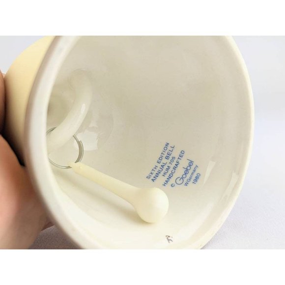 Vtg 1983 Goebel Hummel Annual Porcelain Bell Collectible 6th Edition West German - Picture 7 of 10